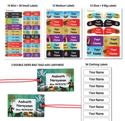 Boarding Label Pack for Kids